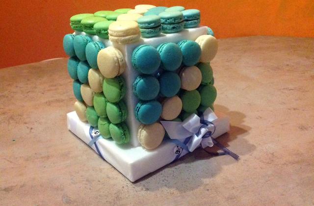 Pièce montée de macarons - Photo par melnojo