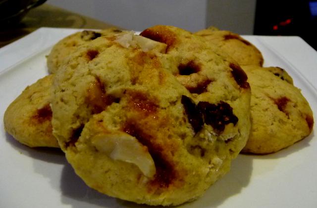 Cookies cranberries & noix du Brésil caramélisées - chouya