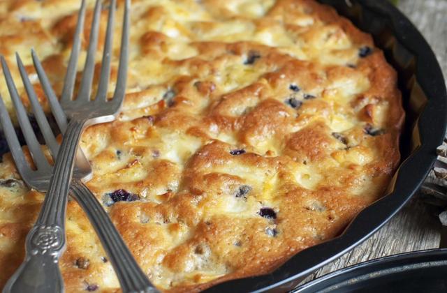 Quiche sans pâte au Bresse Bleu - Photo par 750g