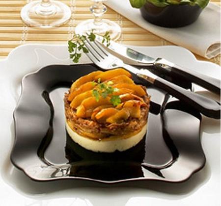Parmentier de confit de canard aux pommes - Photo par Luminarc