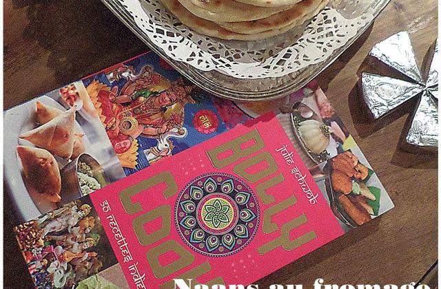 Naans au fromage ou cheese naans - Photo par La petite cuisine de Sabine