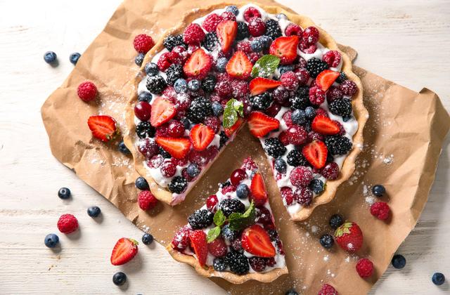 Tarte légère aux fruits rouges - Photo par 750g