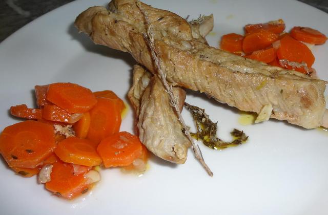 Travers de porc aux carottes - Photo par daphnoE