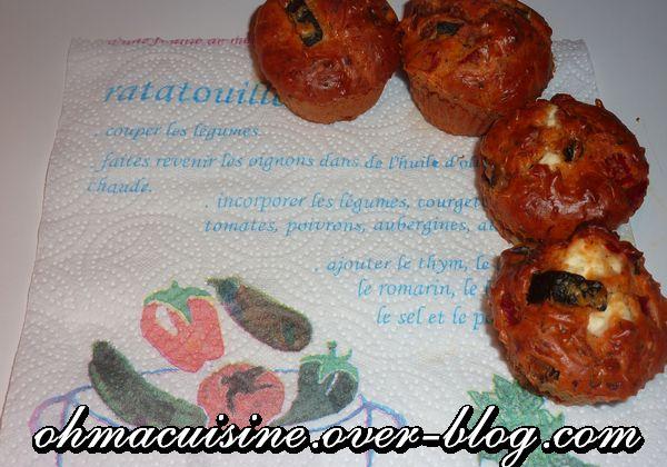 Cake ratatouille feta - Photo par ohmacuisine