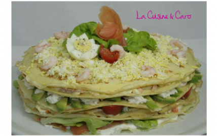 Gâteau de crêpes de la mer - Photo par la cuisine caro
