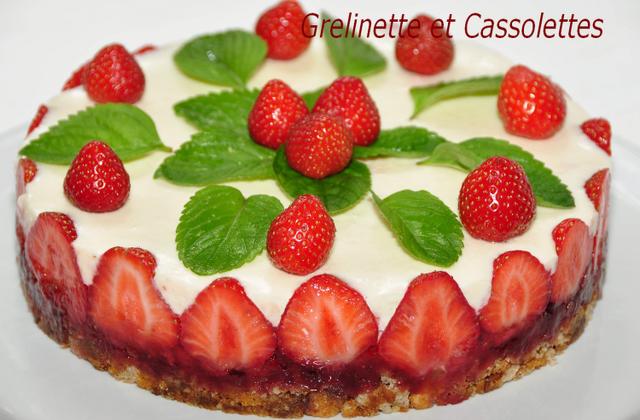 Cheese-Cake aux mara des bois, à la menthe et à la fève Tonka - Photo par isa-marie