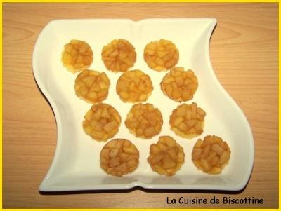 Mini-tatins aux pommes et caramel - Photo par biscottine