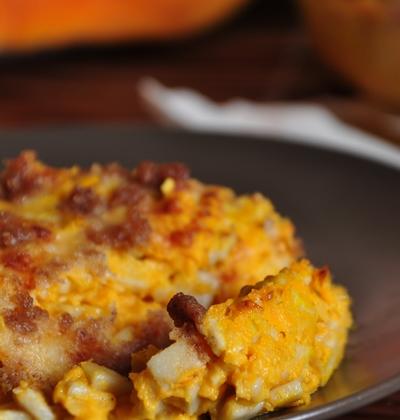 Gratin de crozets à la courge - Photo par mathildee