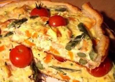 Tarte jardinière à la ricotta - Photo par 750g
