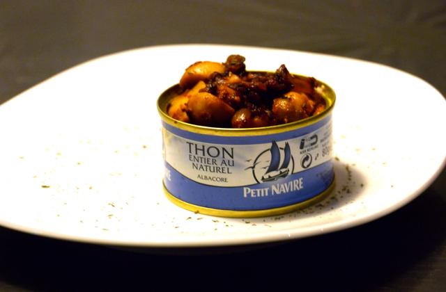 Thon et champignon à la méditerranéenne - Photo par didivi