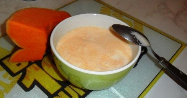 Velouté sucré au potiron - Photo par ynomra