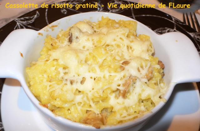Cassolette de risotto gratiné - Photo par flaure78