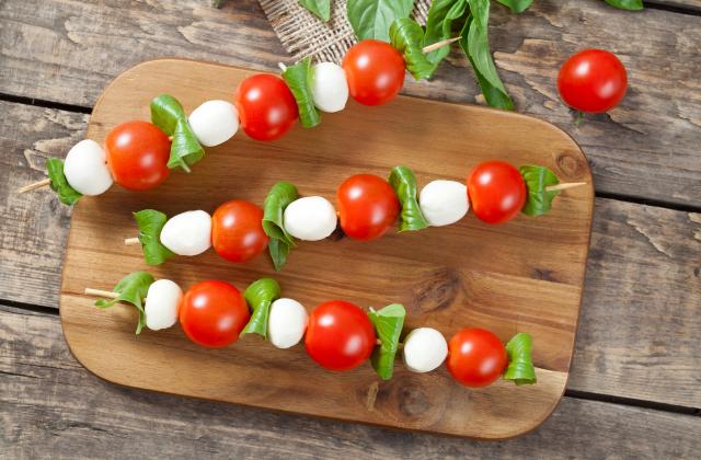 5 brochettes de légumes parfaites pour l'apéro - 750g