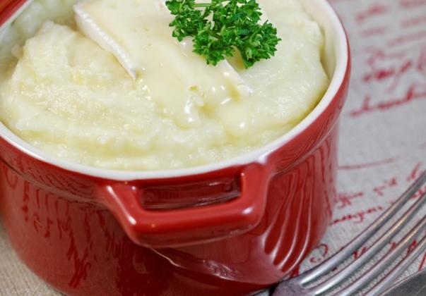 Purée de pommes de terre au camembert Cœur de lion - Photo par Quiveutdufromage.com