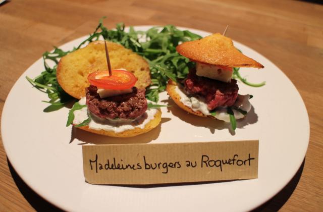 Madeleines burgers au Roquefort - Photo par lesfro