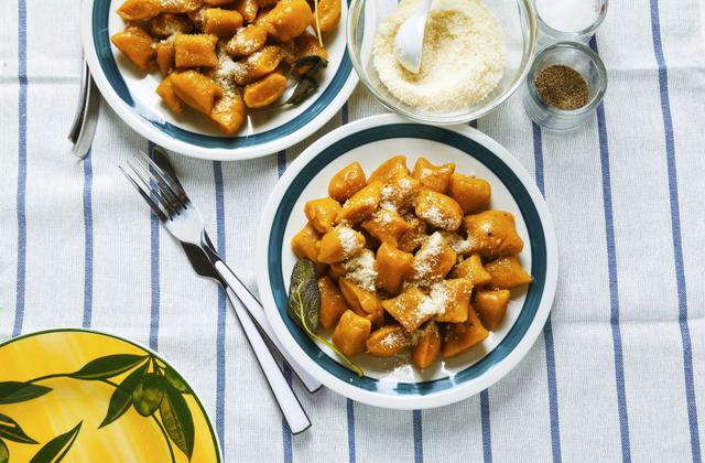Gnocchi au potimarron, parmesan et sauge - Photo par 750g