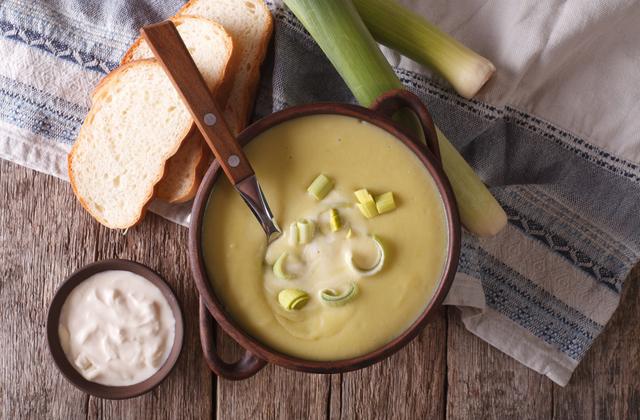 Soupe poireaux et pommes de terre - Photo par Pascale Weeks