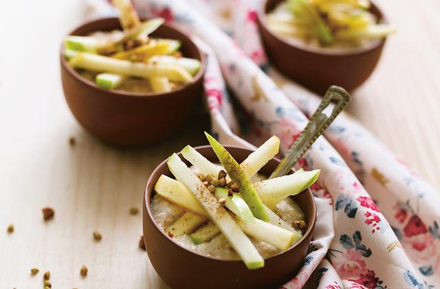 Porridge aux pommes - Photo par Florence Akouka