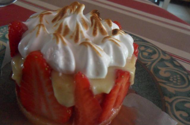 Tartelette aux fraises destructurée - Photo par vince85