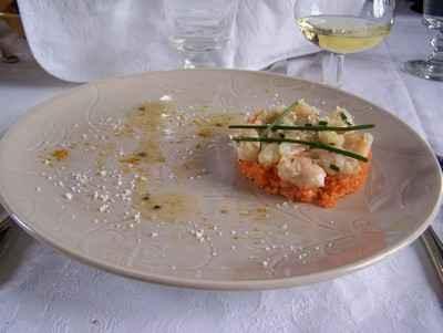 Tartare de langoustine, cumin et ciboulette - Photo par bboy41