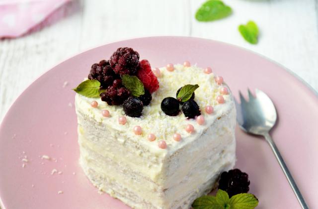Layer cake aux fruits rouges - Photo par Angélique Roussel pour Soy