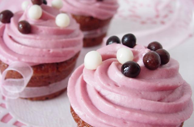 Mini cupcakes chocolat framboise - Lilizinz