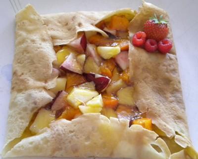 Crêpe aux fruits frais et au caramel de cidre - Photo par miminiN