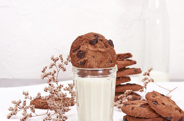 Cookies au café et aux noix de pecan avec pépites de chocolat - Photo par 750g