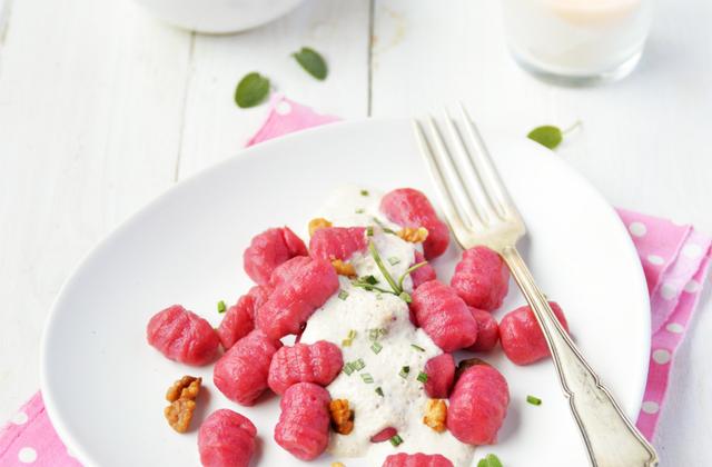 Gnocchis de betteraves - Photo par Angélique Roussel pour Soy