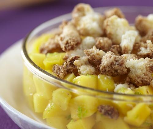 Crumble de mangue au citron vert - Photo par purevia