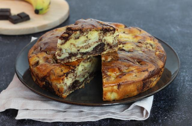 Gâteau à la banane et au chocolat - Photo par 750g
