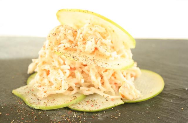 Salade de crabe sur lit de pommes vertes - Photo par Coraya