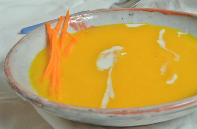 Crème de carotte coco gingembre - Chef Damien