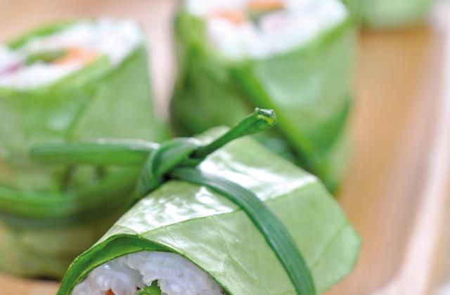 Makis de laitue aux légumes croquants - Photo par Interfel