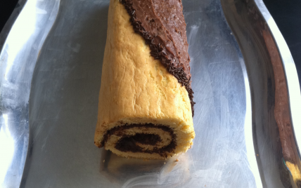 Gâteau roulé au chocolat - Photo par heleneVm