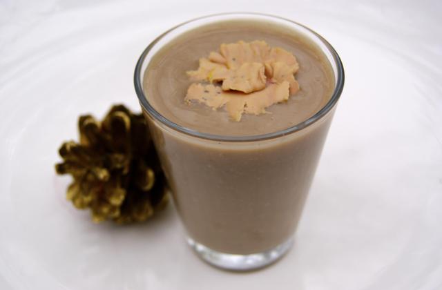 Velouté de marrons au foie gras maison - Photo par La ptite cuisine de Pauline