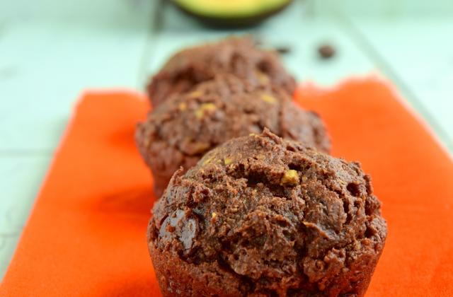 Muffins au chocolat et à l'avocat - Photo par 750g