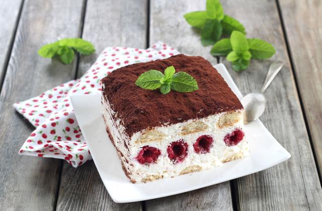 Tiramisu léger aux framboises - Photo par Silvia Santucci