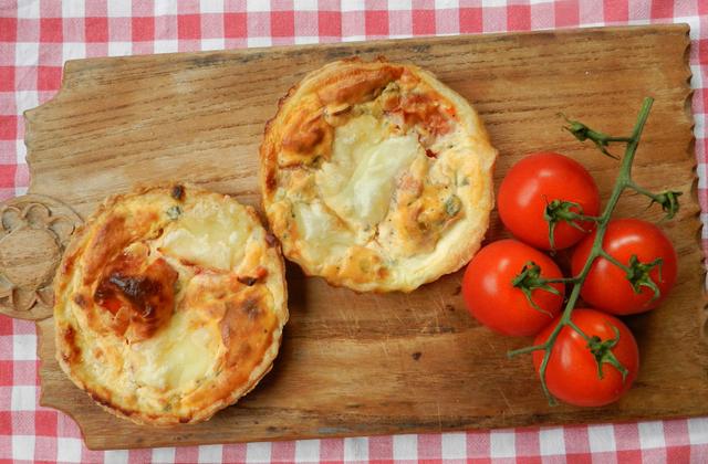 Tartelettes échalotes, tomates et pancetta - Photo par Babeth De Lille