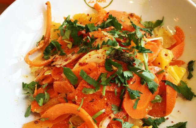 Salade de carottes cuites et crues à l'orange - Photo par 750g La Table