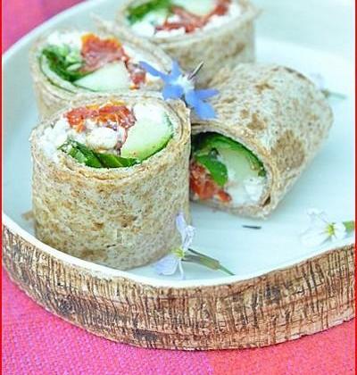 Maki wraps au cottage cheese - Photo par Chef Damien