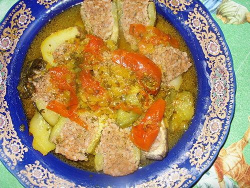 Légumes farcis recette de Monsieur Sourour, tajine - Photo par adamou