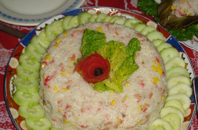 Salade de riz classique - Photo par bertra0D