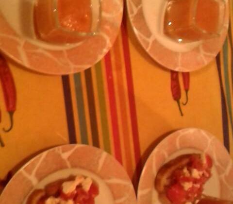 Tartines jambon tomate mozarella - Photo par lissouT