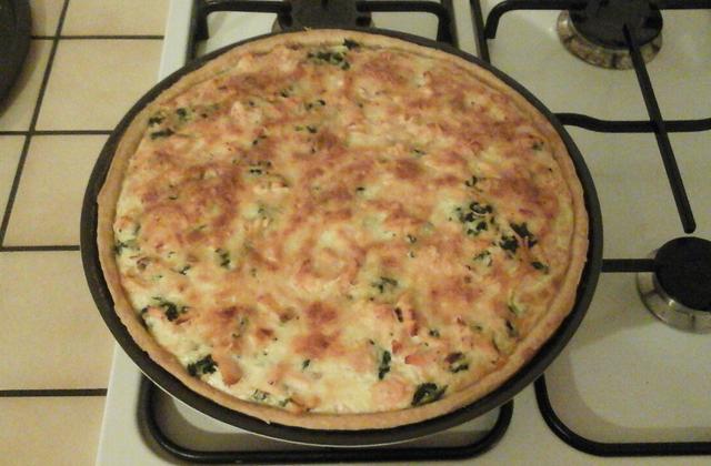 Quiche aux épinards et au saumon - Photo par Communauté 750g