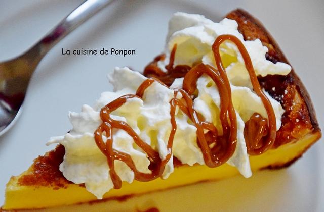 Far à la clémentine, chantilly et confiture de lait - Ponpon