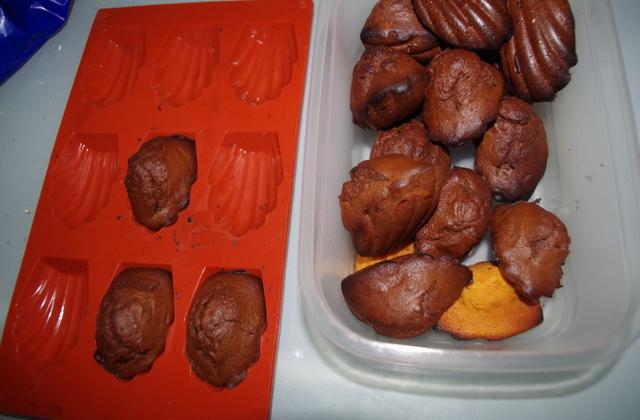 Madeleines au choco noir - Photo par cyrilefait