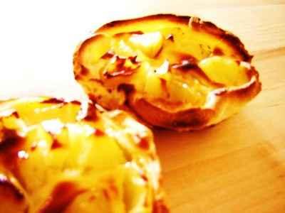 Tartelettes aux pommes et fromage frais - Photo par marie9