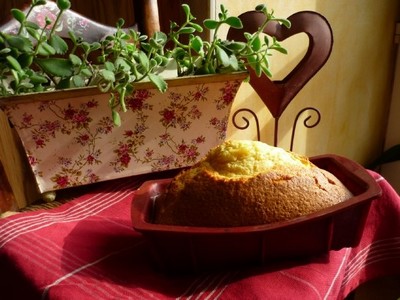 Gâteau à l'eau de fleur d'oranger - Photo par Mère et Filles