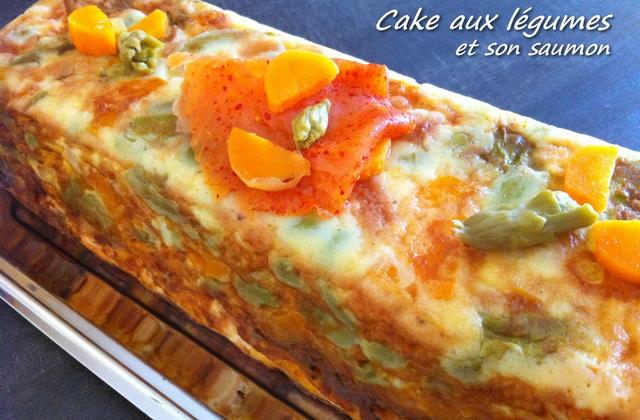 Cake aux légumes et son saumon - Photo par Gut
